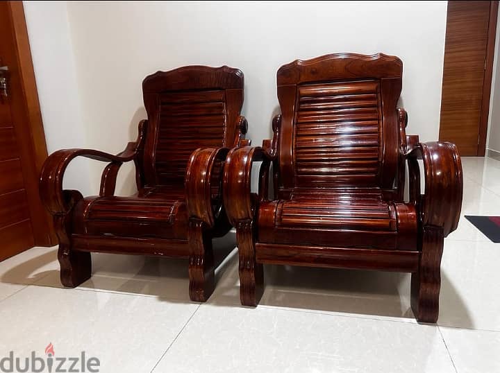 Exclusive wooden sofa set 1