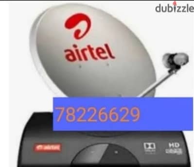 Arabset Nile set Airtel Dish TV new fixing and repairing home service