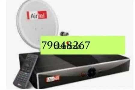 Arabset Nile set Airtel Dish TV new fixing and repairing home service