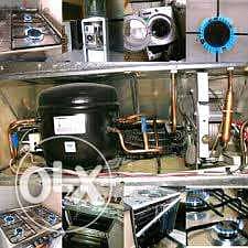 Oven Cooker Washer Dreyer and Dishwasher Repair تصليح ثلاجه طباخه أو ف 1