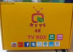 4k Android tv box with subscription all countris tv channls sports 0