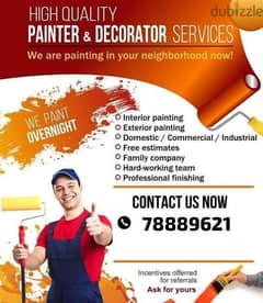 ALL KINDS OF painting Services
