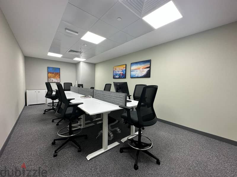 Fully Furnished Co-Work Offices with Free Services 1