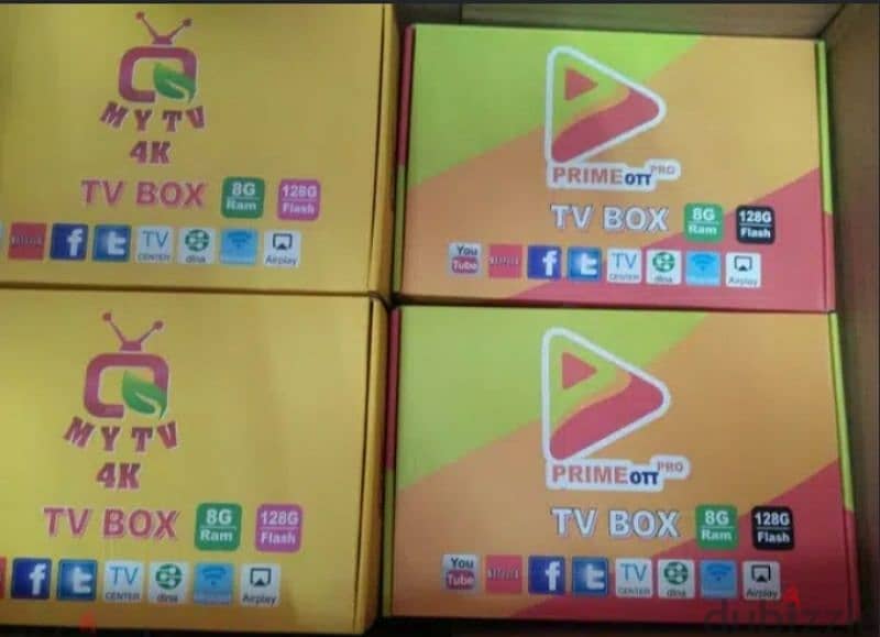 Yellow model Android Box All Country Channel Working Year Subscription 0