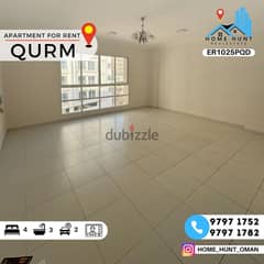QURM | WELL MAINTAINED 3+1 BHK APARTMENT IN PDO AREA