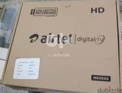 Air tel new full hd receiver with Subscription