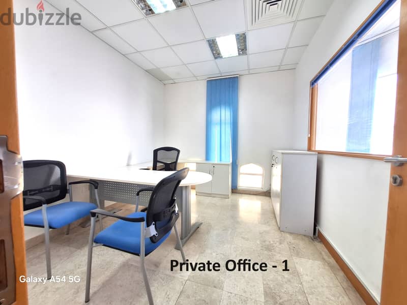 Fully Furnished office for rent at Madinat Sultan Qaboos 3