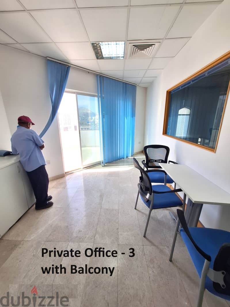Fully Furnished office for rent at Madinat Sultan Qaboos 5