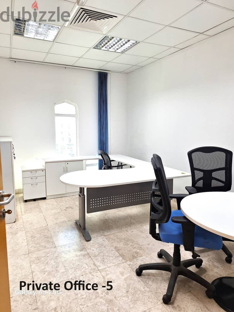 Fully Furnished office for rent at Madinat Sultan Qaboos 7