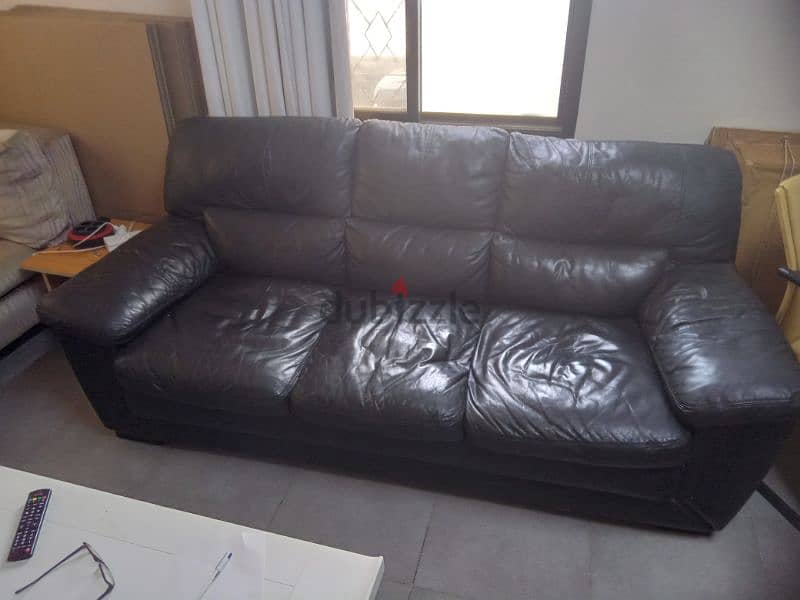 3 setar Leather sofa sale 93185737 2