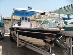 قارب ٣١ قدم للبيع مع العربه || Boat 31 ft for sale 0
