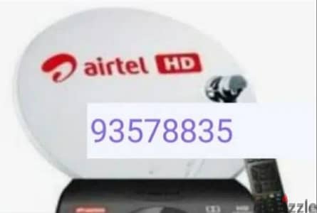 Arabset Nile set Airtel Dish TV new fixing and repairing home service