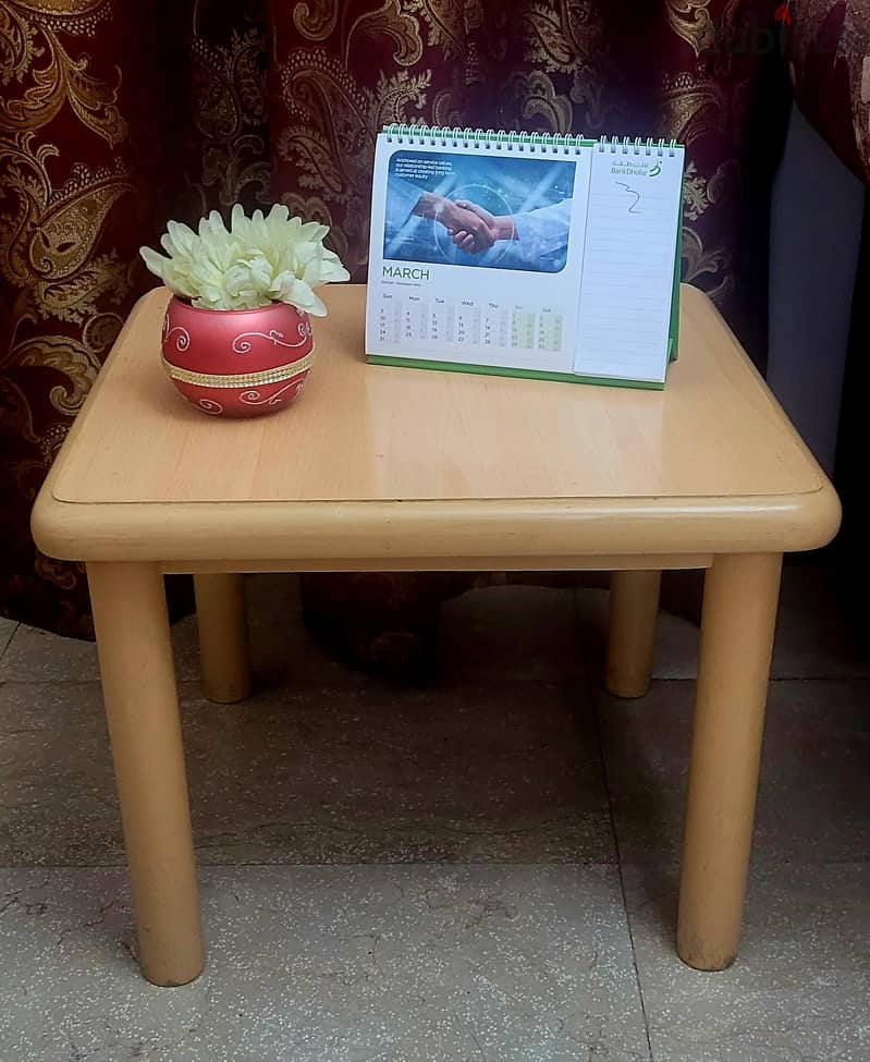 Square Shape Wooden Side Table 2
