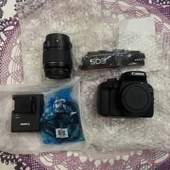 DSLR Canon EOS 3000D for sale rarely used no memory card