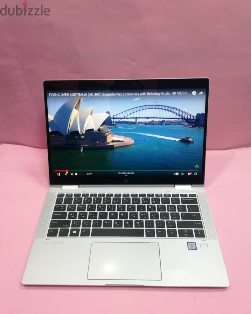 HP 1030-X360 DISPLAY-8TH GENERATION-CORE I5-8GB RAM-512GB SSD-13.5" 1