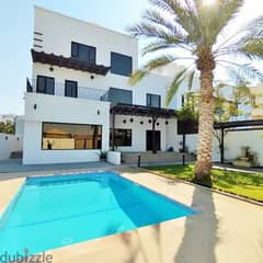 5AK5-LUXURY Villa For Rent With Private Pool In Bousher Height فيلا را