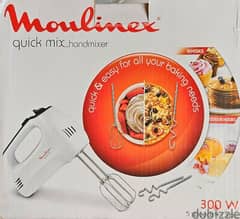 moulinex handmixer for baking cakes