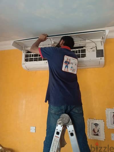 Installation ac split window cassette