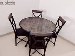 dinning table with 4 chairs. . 0