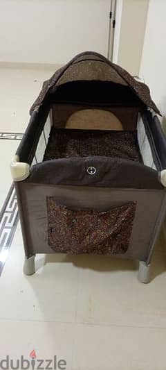 baby crib with Free stroller for sale,