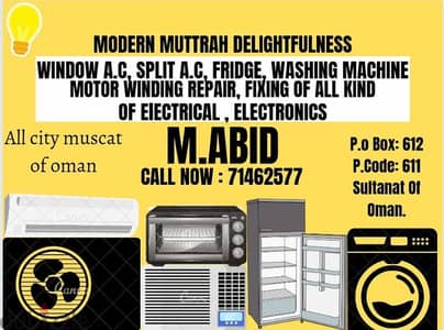 split ac window ac and all electronic devices repairing