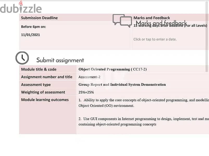 Assignments and Projects for University students 1