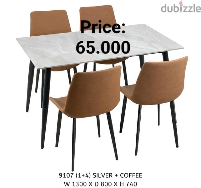 Dining Table (1+4) 8