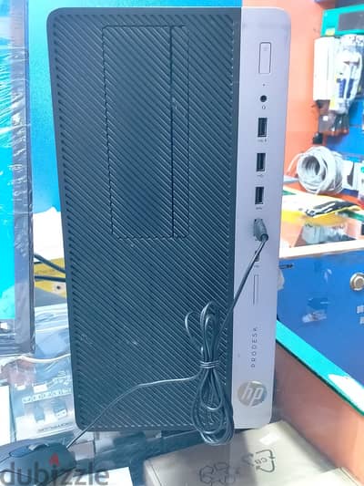 DESKTOP HP 2GB NVIDIA  CORE I7 16GB RAM 512GB SSD 24 INCH DELL MONITOR