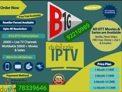 Big ip-tv All countries TV channels sports Movies series Netflix Amazo 0