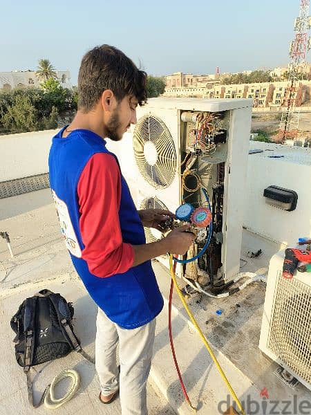 Gas charge ac service 0