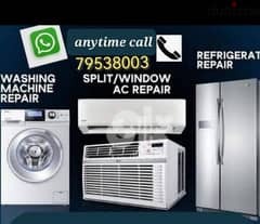 All type Ac automatic washing Machine Fridge Mantience and Rapring