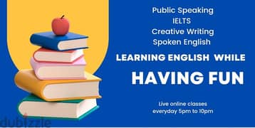 Online  Public Speaking, IELTs, Creative Writing and Tuitions 0
