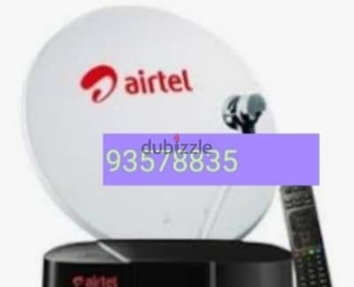 Nilsat Airtel Arabsat dish tv tata sky all satellite installation