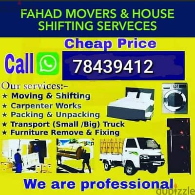 muscat furniture house shiftingg low price