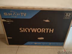 skyworth smart led tv 32 inch box pack