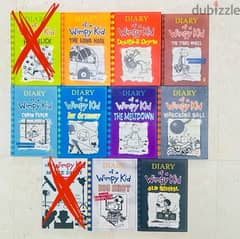 9 hard bound “Diary of the Wimpy Kid” collection /children books