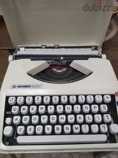 Vintage type writer, television,radio