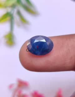 حجر ياقوت زفير أزرق مدغشقري طبيعي natural medagascar sapphire stone