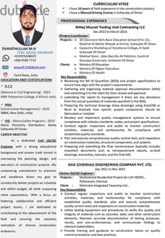 Civil QA/QC Engineer with 10 years of experience