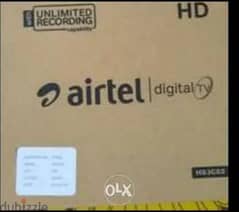 Airtel digtal HD setup box 6 months free subscription available 0