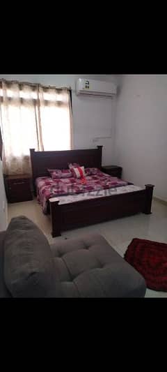 fully furnished apartment 2 bedroom and hal with kitchen in a khwair