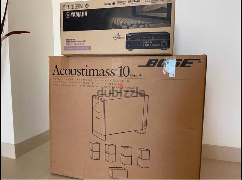 Bose AM10 + Yamaha AV Receiver 5