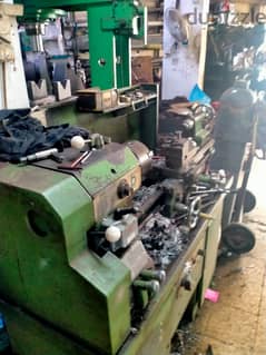Lathe Machine & Steel Fabrication workshop for sale at Wadi Kabir