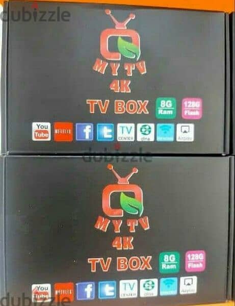 New 5G Tv box with one year subscription 0