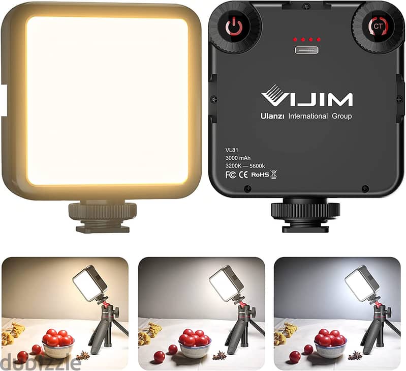 ULanzi VL81 Bi-Color Fill light Mini (BoxPacked) 1