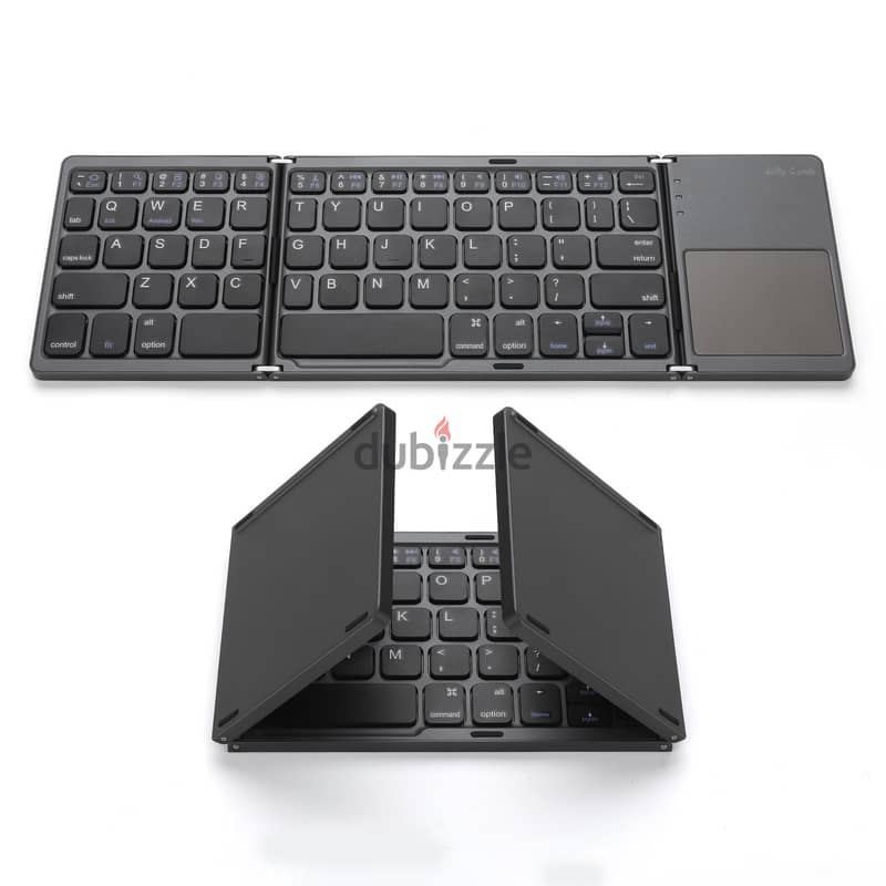 Foldable Bluetooth Keyboard With Touchpad (BoxPacked) 2