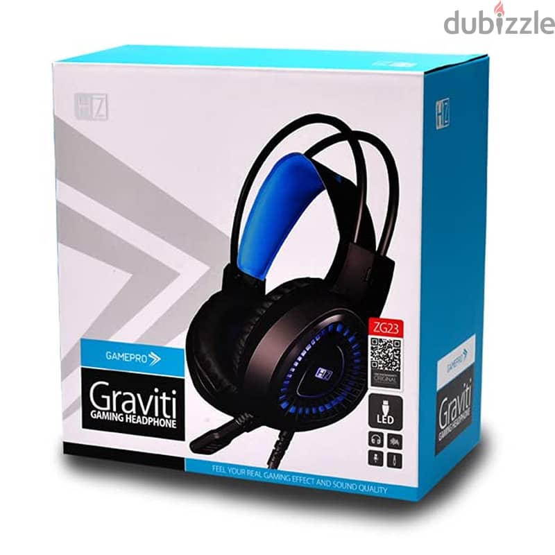 Graviti HZ Gaming Headphone ZG23 (BoxPacked) 4