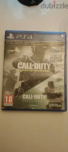 PS4 CALL OF DUTY INFINITE WARFARE REMASTERED  EDITION