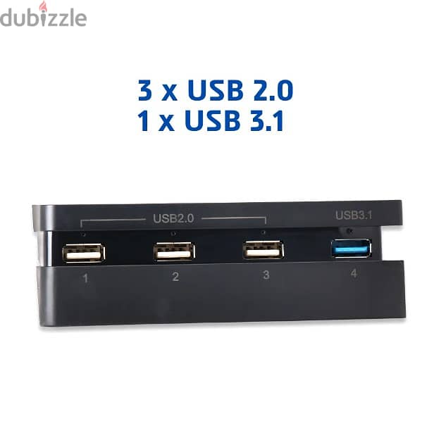 Dobe PS4 Slim USB Hub - TP4-821B (BrandNew!) 2