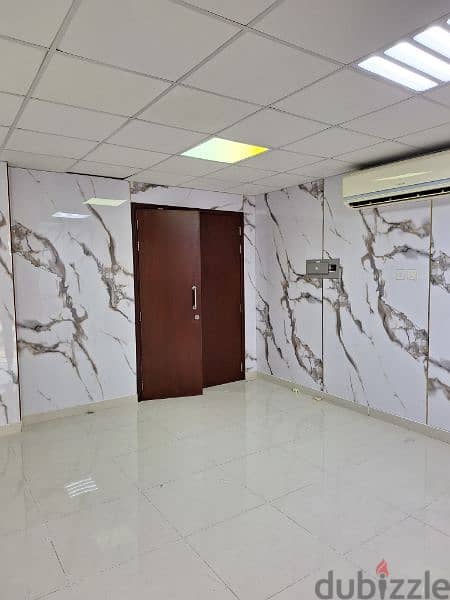 gypsum board design and paint work and glass partition work 3